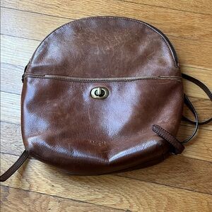 Margot NY Brown Leather Backpack